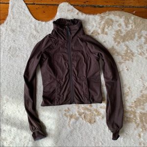 Lululemon crop zip-up jacket